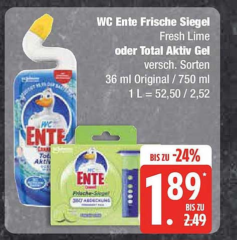 WC Ente Frische Siegel