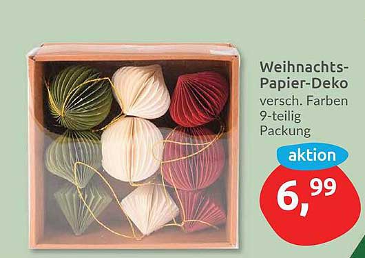 Weihnachts-Papier-Deko