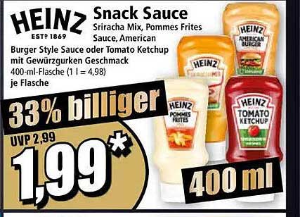 Heinz Snack Sauce