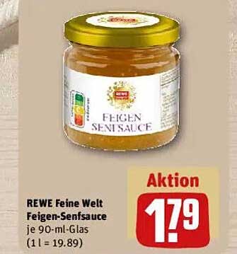 REWE Feine Welt Feigen-Senfsauce