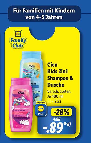 Cien Kids 2in1 Shampoo & Dusche