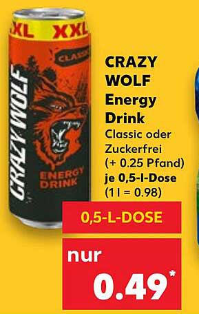 CRAZY WOLF Energy Drink