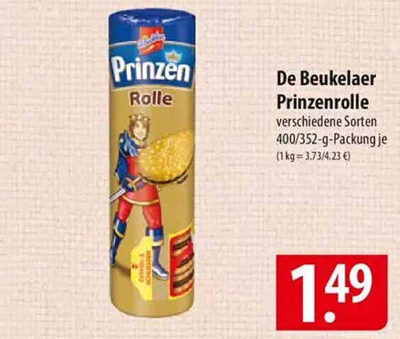 De Beukelaer Prinzenrolle