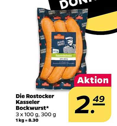 Die Rostocker Kasseler Bockwurst*