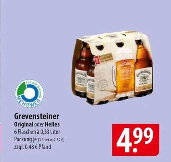 Grevensteiner Original oder Helles