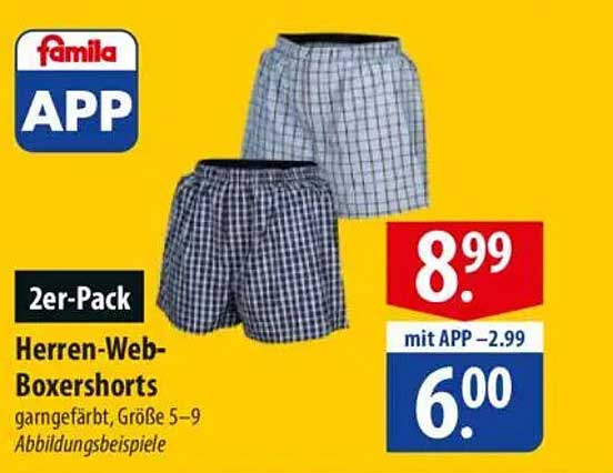 Herren-Web-Boxershorts