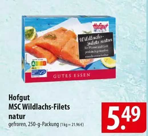 Hofgut MSC Wildlachs-Filets natur