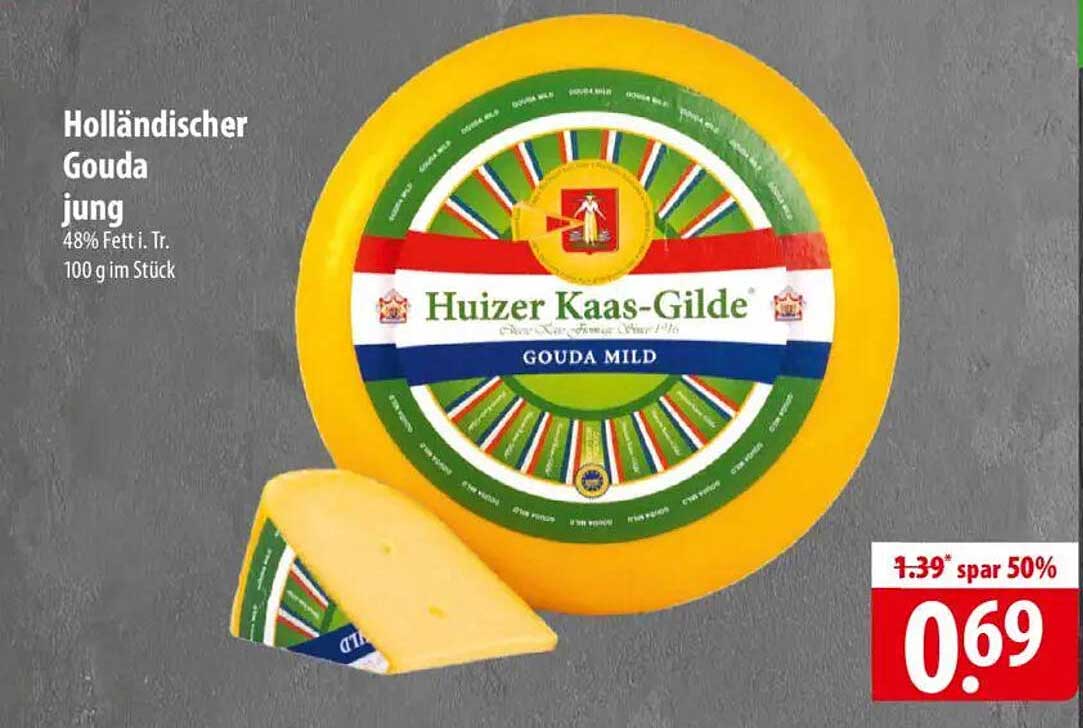 Holländischer Gouda jung