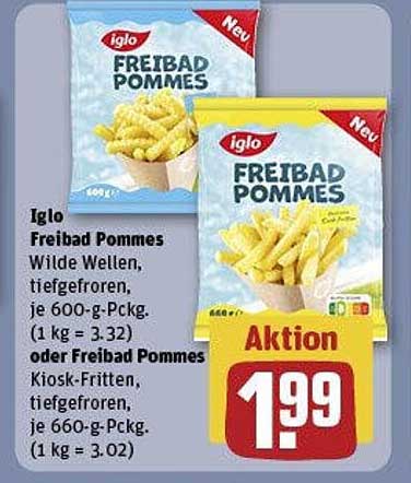 Iglo Freibad Pommes