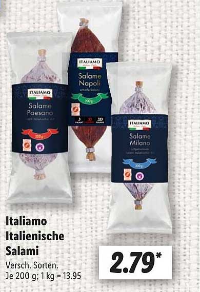 Italiamo Italienische Salami