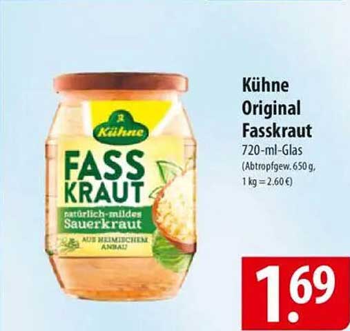 Kühne Original Fasskraut