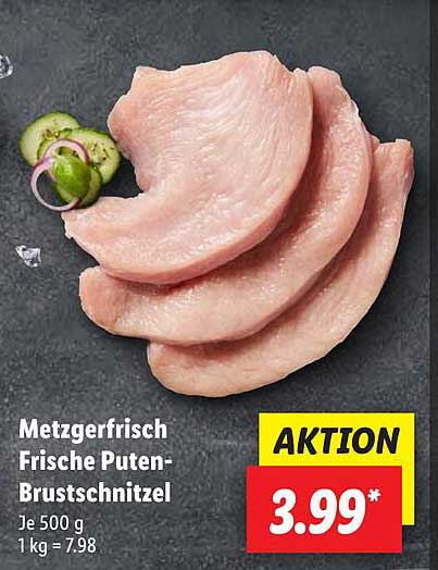 Metzgerfrisch Frische Puten-Brustschnitzel