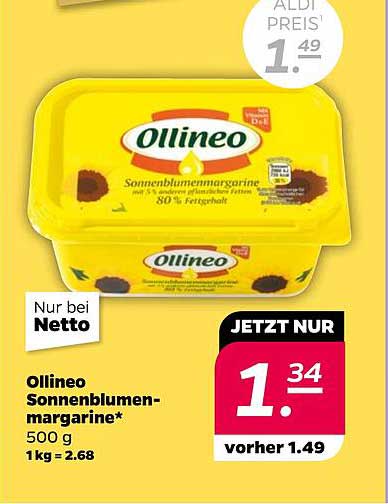 Ollineo Sonnenblumenmargarine*