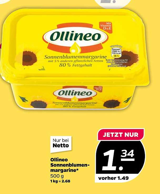 Ollineo Sonnenblumenmargarine*