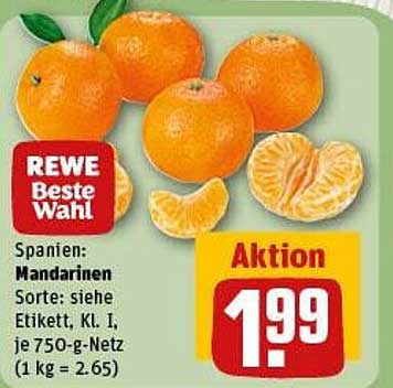 REWE Beste Wahl: Mandarinen