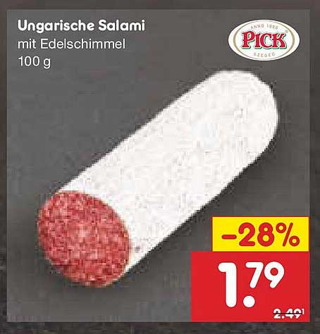 Ungarische Salami mit Edelschimmel