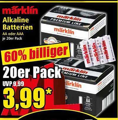 märkln Alkaline Batterien