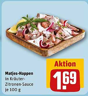 Matjes-Happen in Kräuter-Zitronen-Sauce