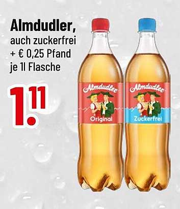 Almdudler Original, Zuckerfrei