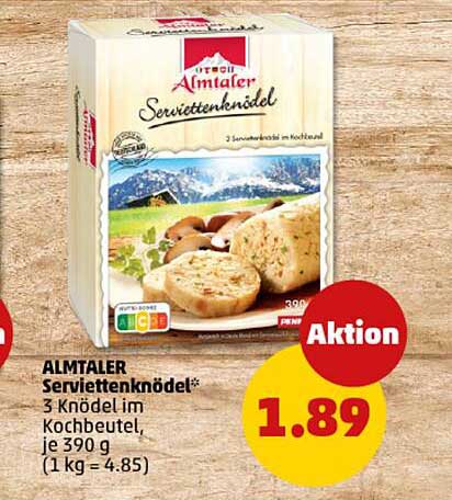 ALMTALER Serviettenknödel