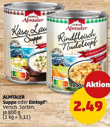 ALMTALER Suppe oder Eintopf