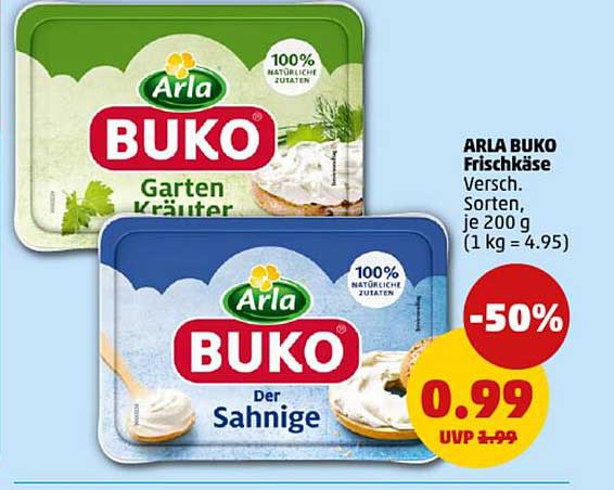 ARLA BUKO Frischkäse