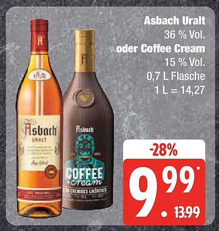 Asbach Uralt oder Coffee Cream