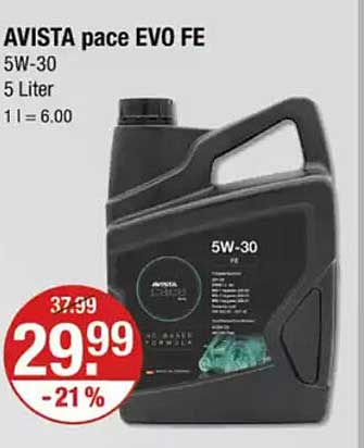 AVISTA pace EVO FE 5W-30