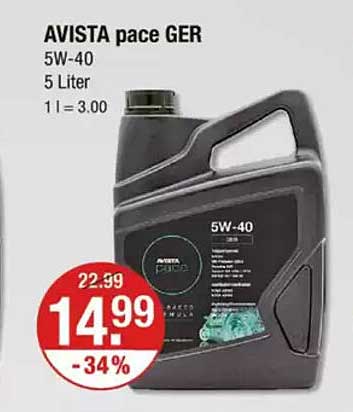 AVISTA pace GER 5W-40