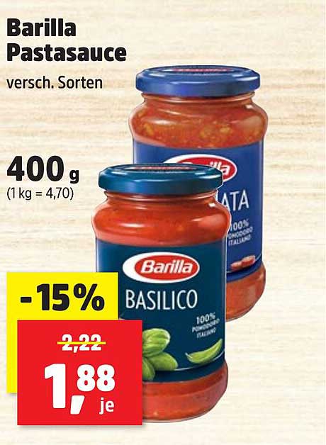 Barilla Pastasauce