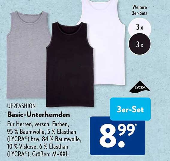 Basic-Unterhemden