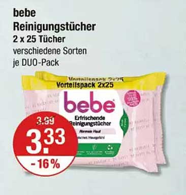 bebe Reinigungstücher