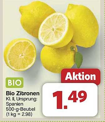 Bio Zitronen