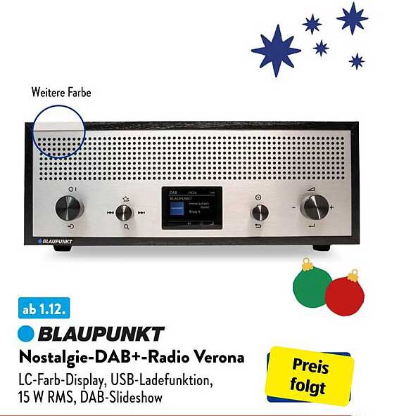 BLAUPUNKT Nostalgie-DAB+-Radio Verona