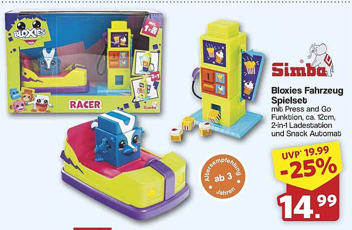 Bloxies Fahrzeug Spielset