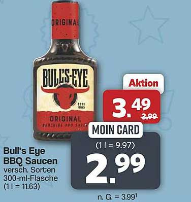 Bull's Eye BBQ Saucen