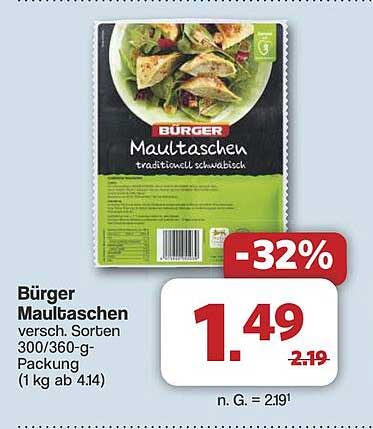 Bürger Maultaschen