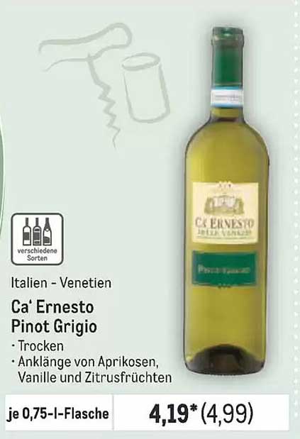 Ca' Ernesto Pinot Grigio