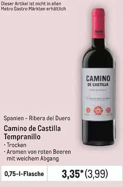 Camino de Castilla Tempranillo