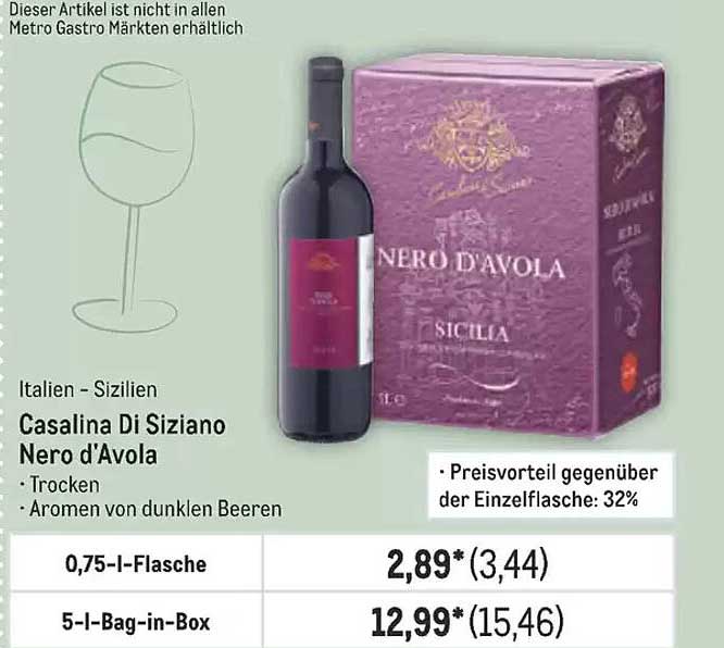 Casalina Di Siziano Nero d'Avola