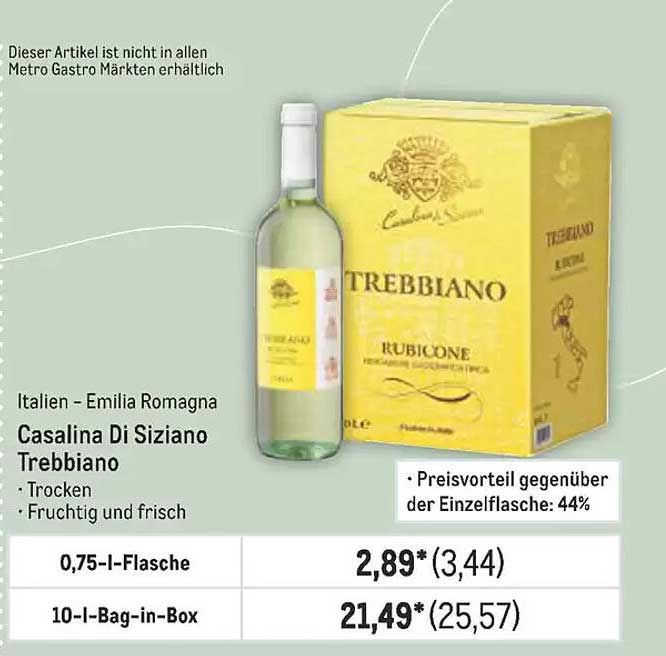 Casalina Di Siziano Trebbiano