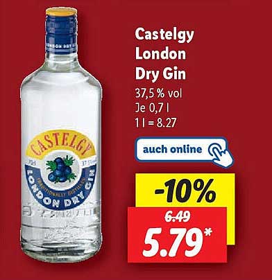 Castelgy London Dry Gin