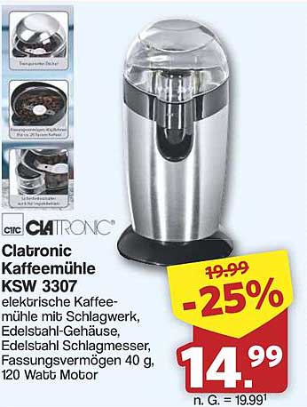 Clatronic Kaffeemühle KSW 3307