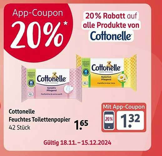 Cottonelle Feuchtes Toilettenpapier