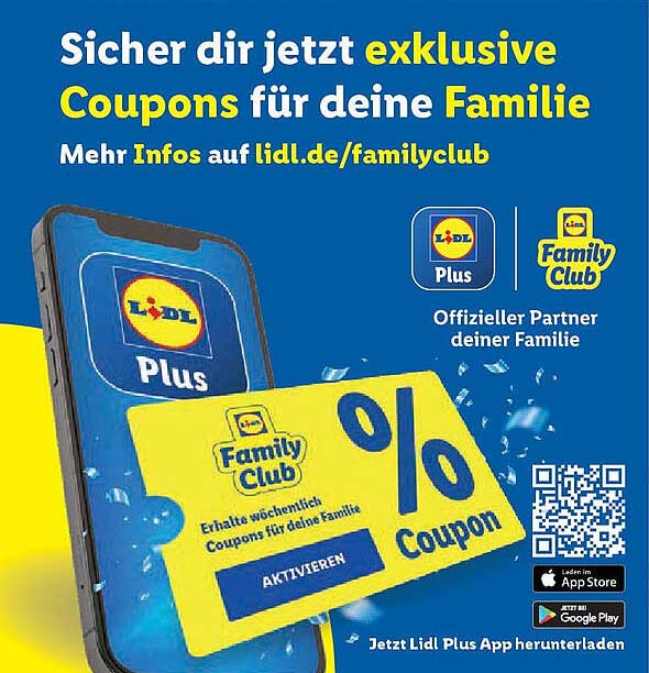 Coupons für deine Familie