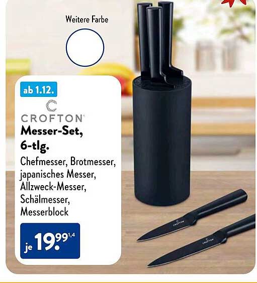 CROFTON Messer-Set, 6-tlg.