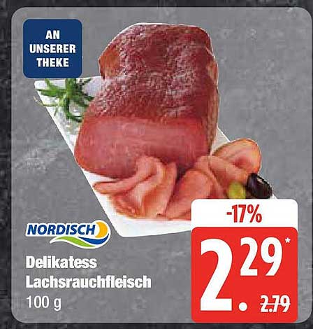 Delikatess Lachsräuchfleisch