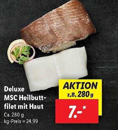 Deluxe MSC Heilbuttfilet mit Haut