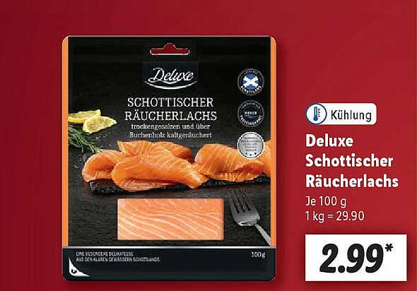 Deluxe Schottischer Räucherlachs