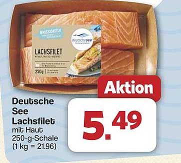 Deutsche See Lachsfilet